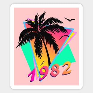 1982 Tropical Sunset Magnet